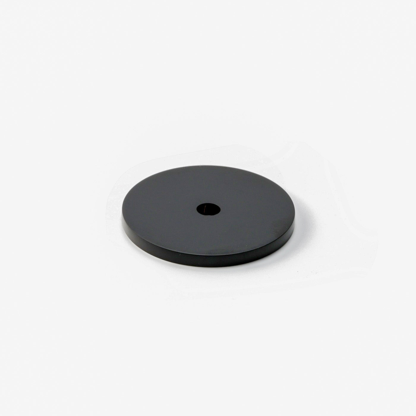 Modern Round Brass Knob Backplate 1.5" Inch