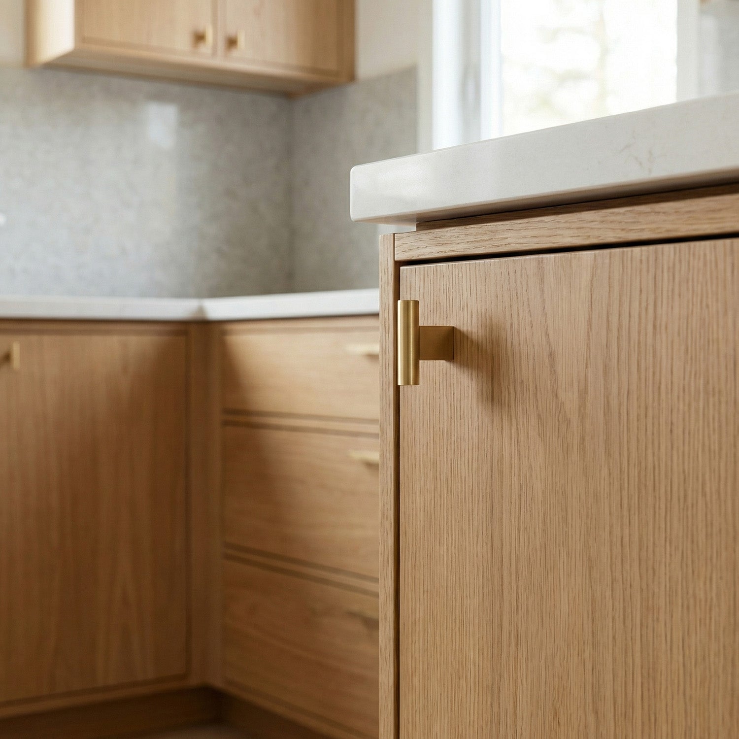 Cooper Brass Cabinet & Drawer Knob - Mid Century Modern