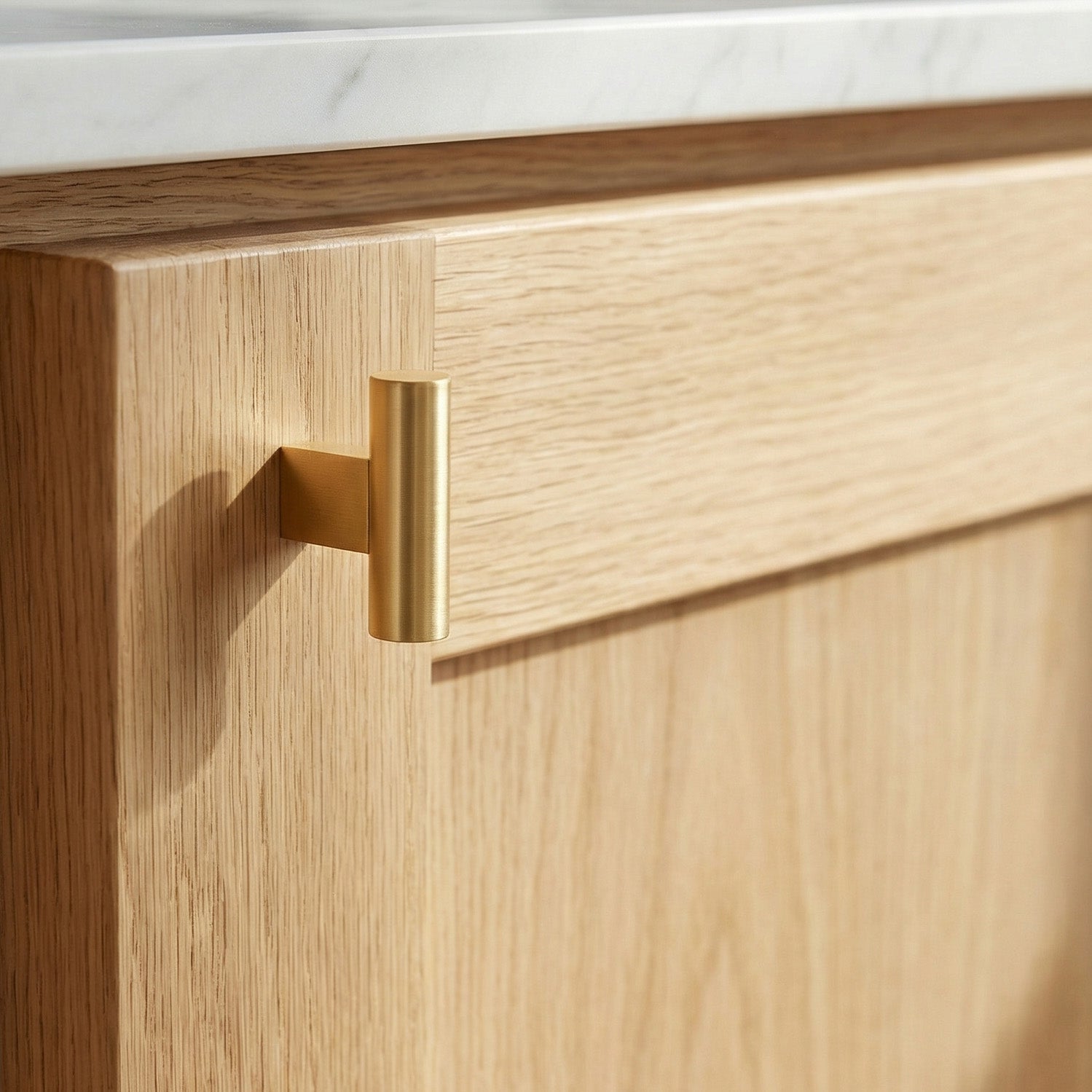 Cooper Brass Cabinet & Drawer Knob - Mid Century Modern