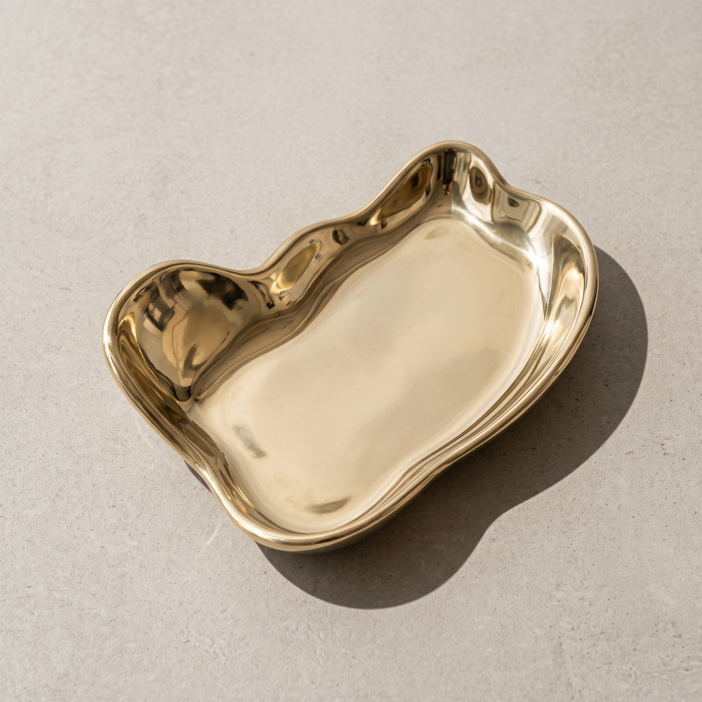Polished Brass Key Tray