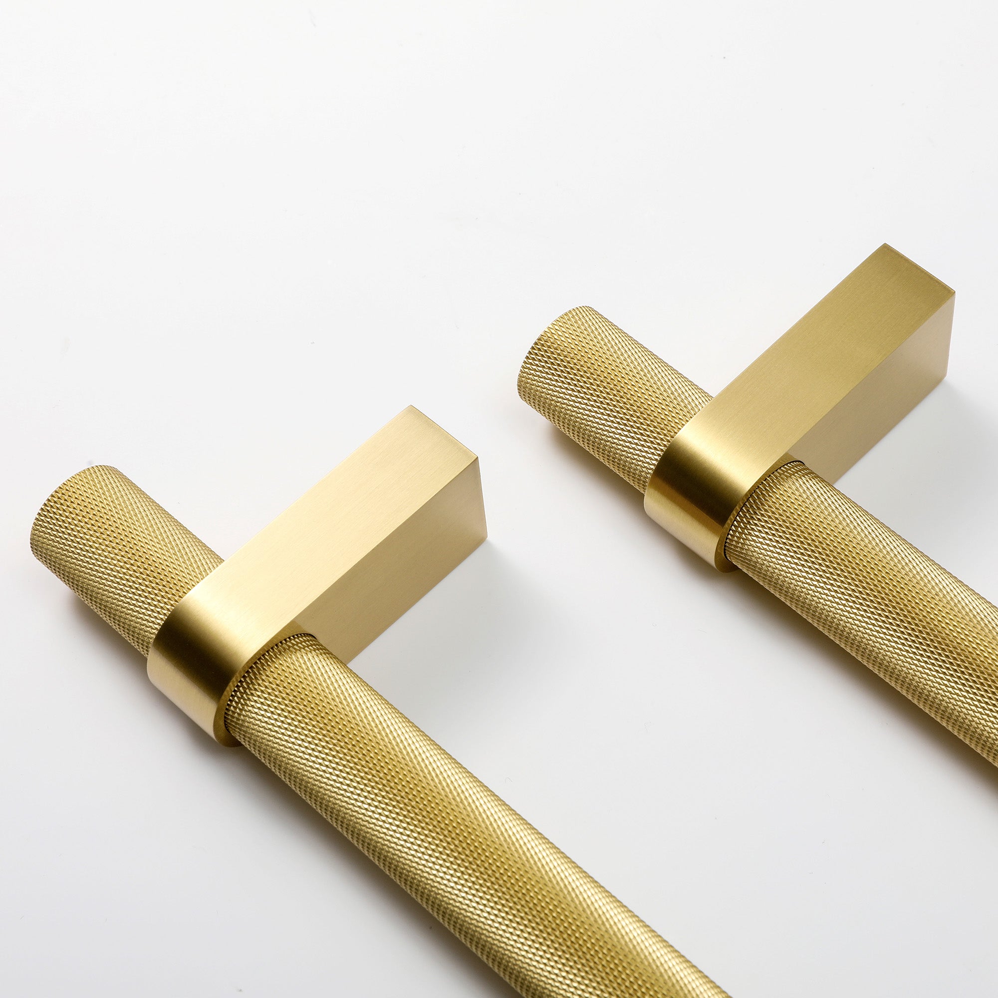 Vanderbilt Brass Appliance Pull Knurled for Integrated Panel Ready Appliances