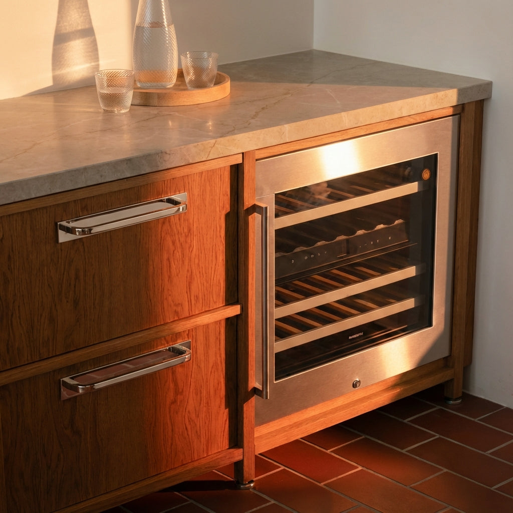 Oxford Polished Nickel Pull with Backplate - Modern