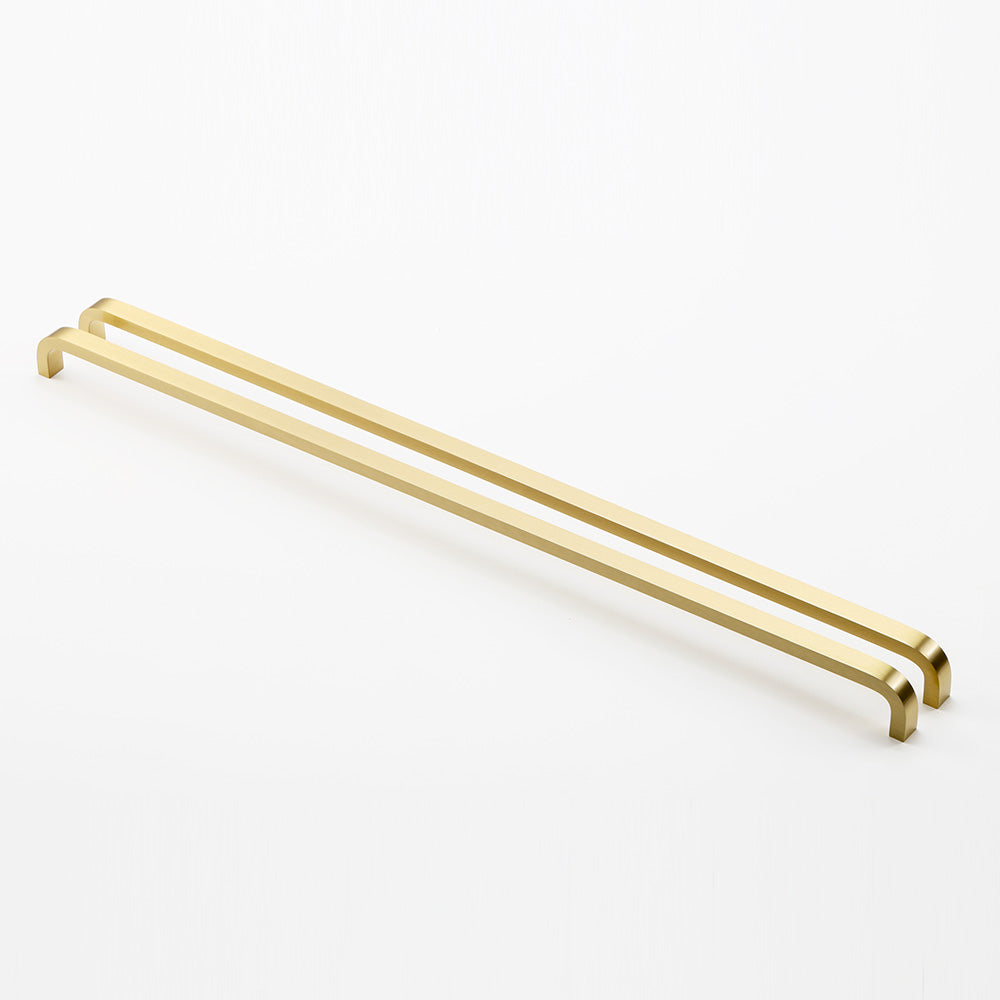 25 Inch Brass Appliance Pull - Mid Century