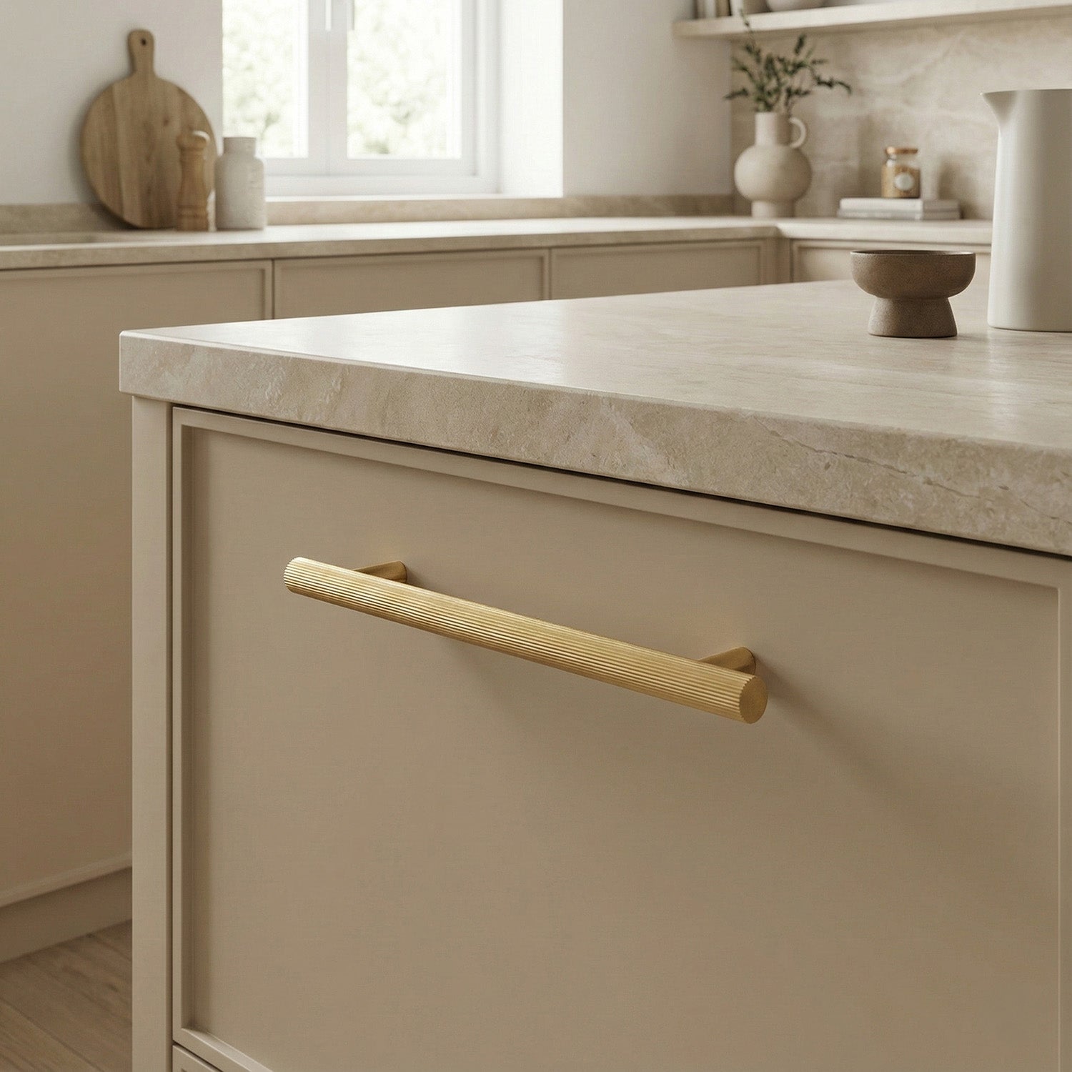 The Aristocrat Brass Cabinet Pull - Mid Century Modern Design