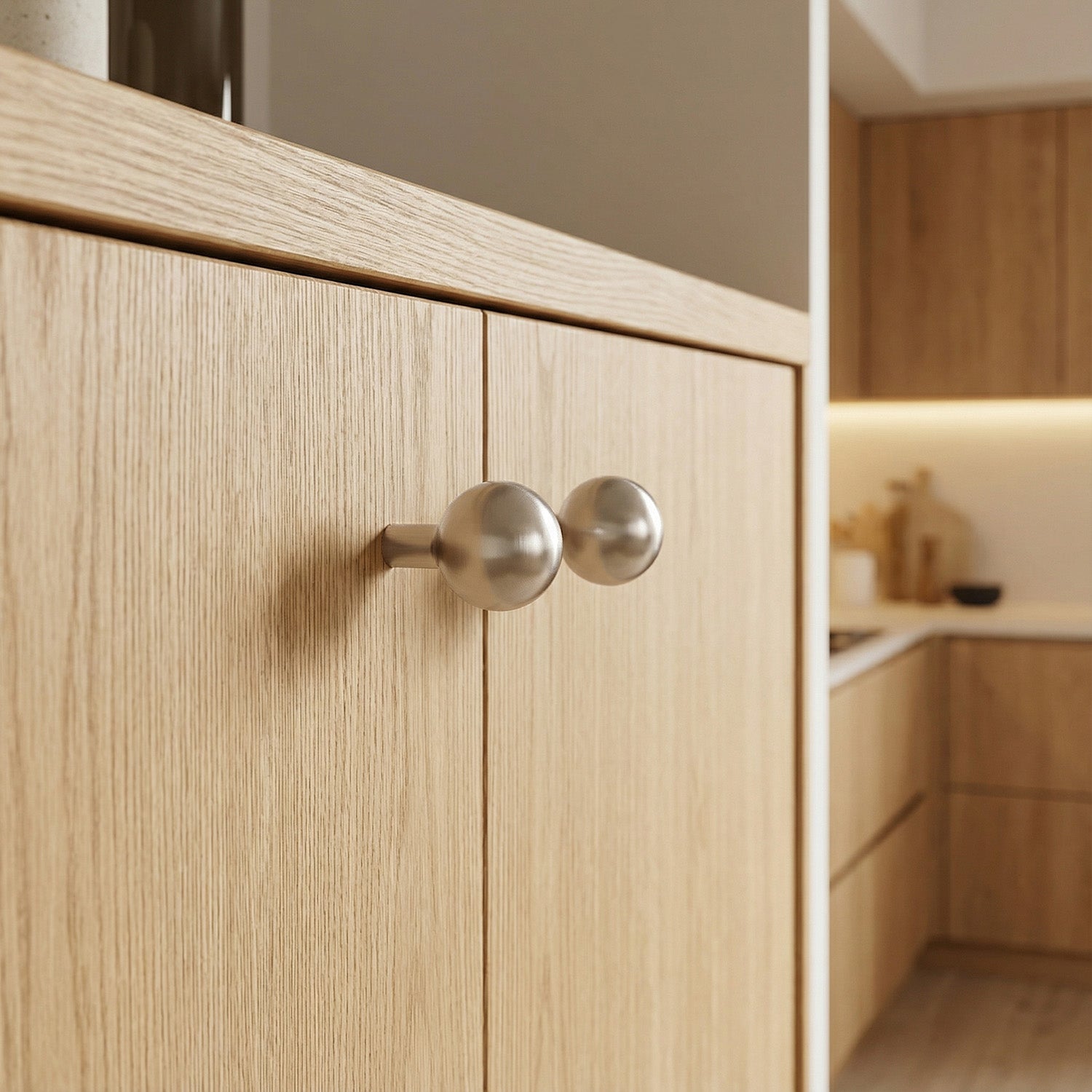 Stockholm Modern Solid Brass Ball Cabinet Knob