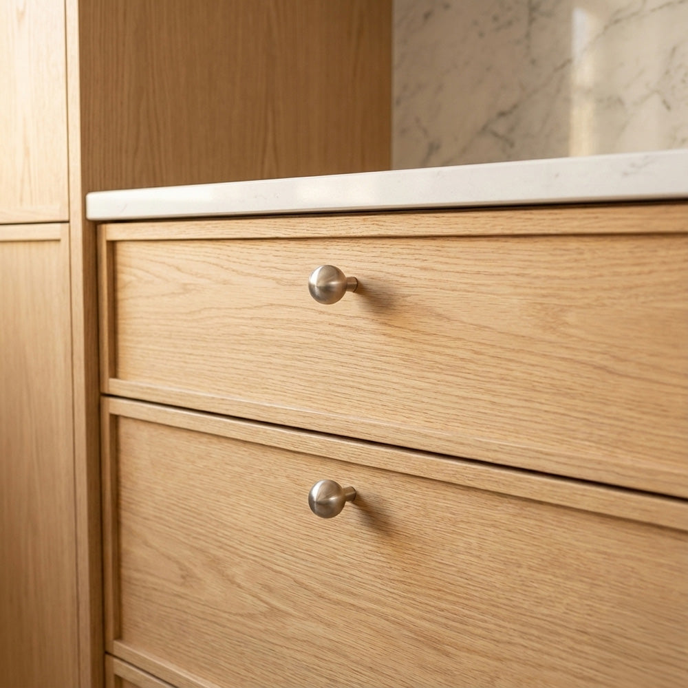 Stockholm Modern Solid Brass Ball Cabinet Knob