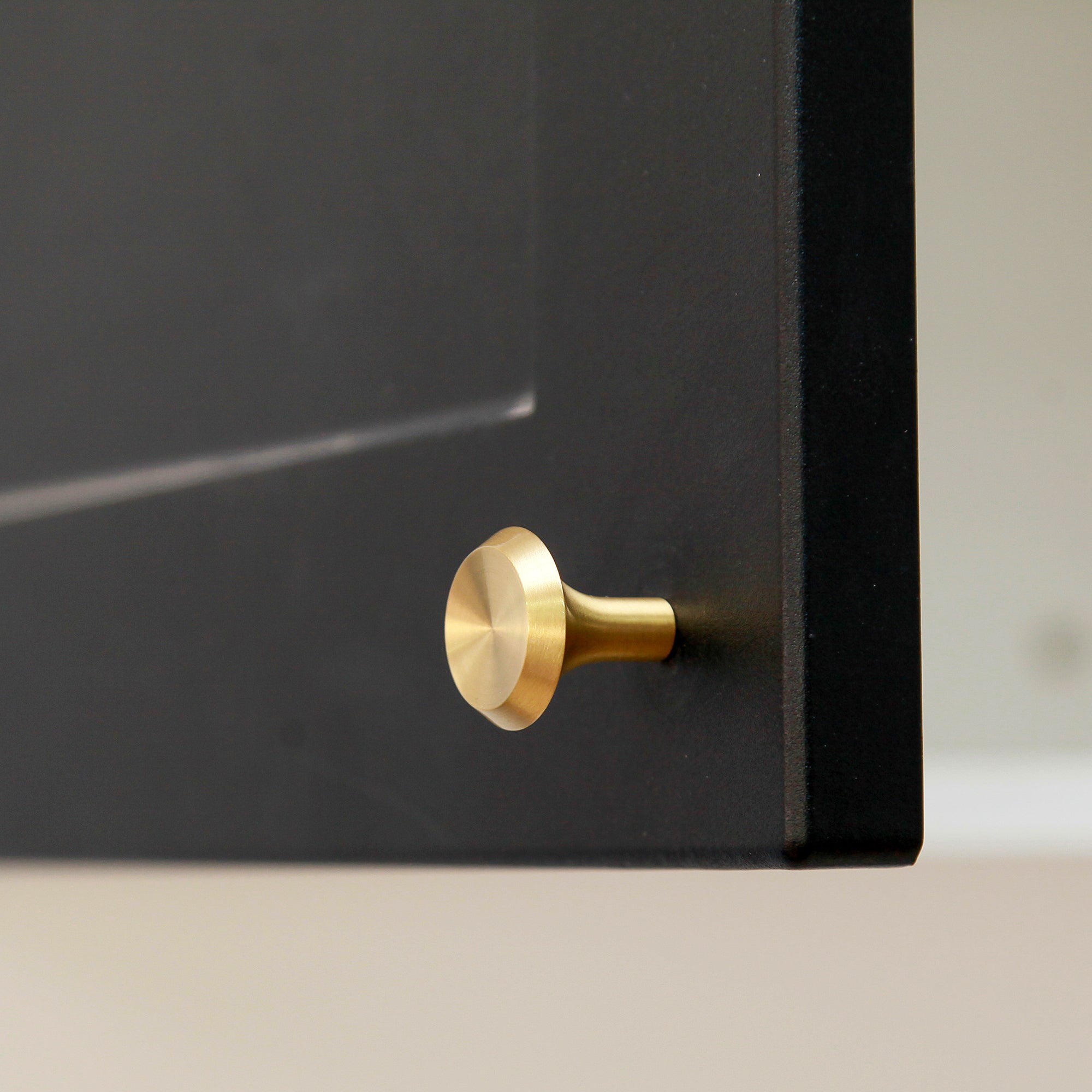 Milan Brass Modern Cabinet Knob