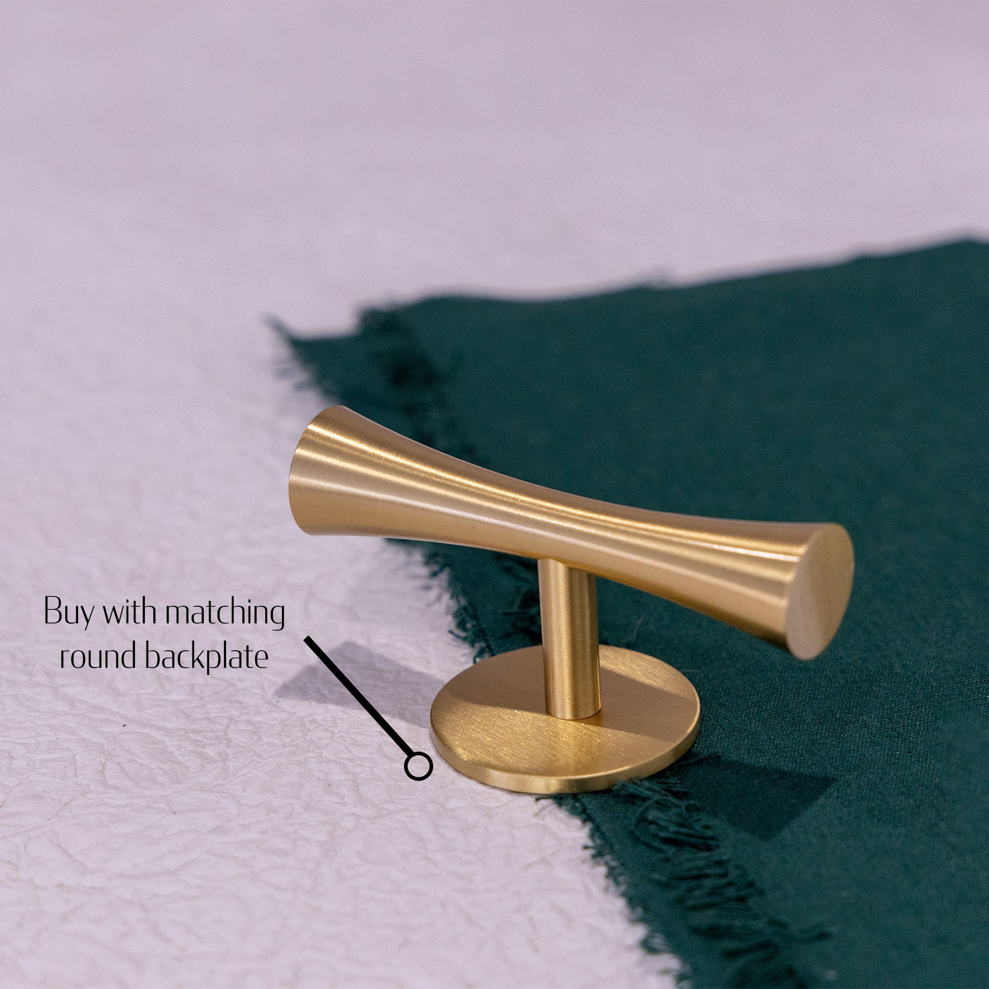 Ravenna Mid-Century Modern Brass Cabinet Hardware Knob