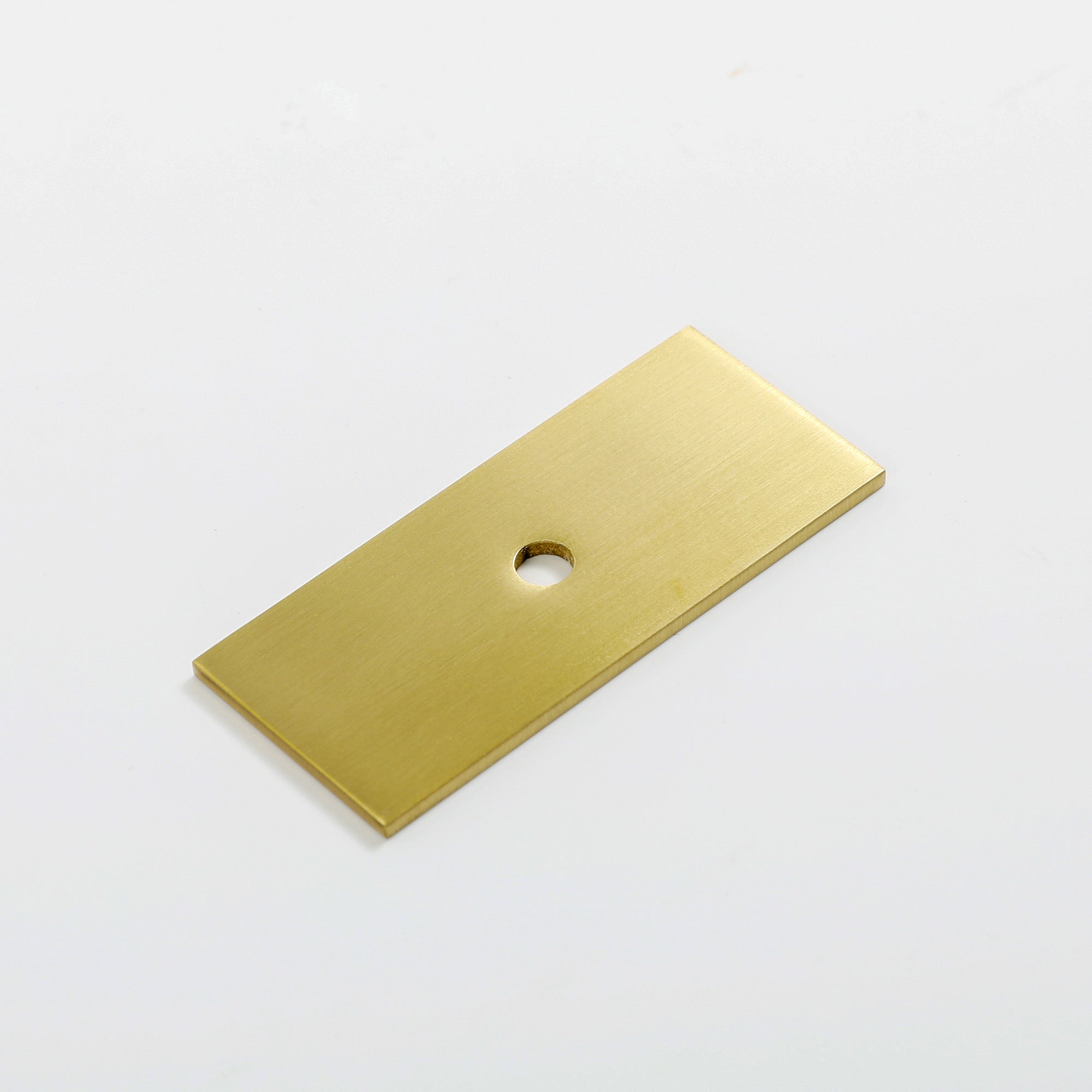 Rectangular brass backplate