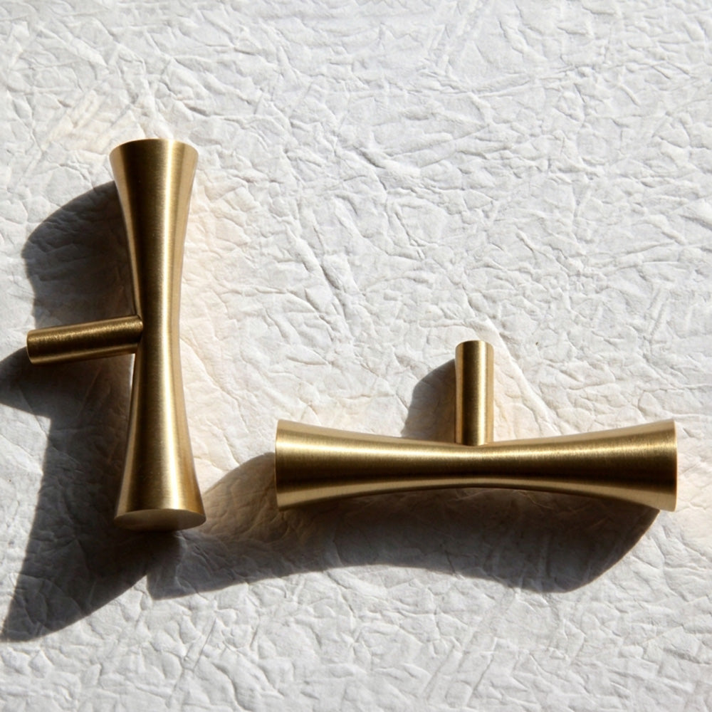 Ravenna Mid-Century Modern Brass Cabinet Hardware Knob