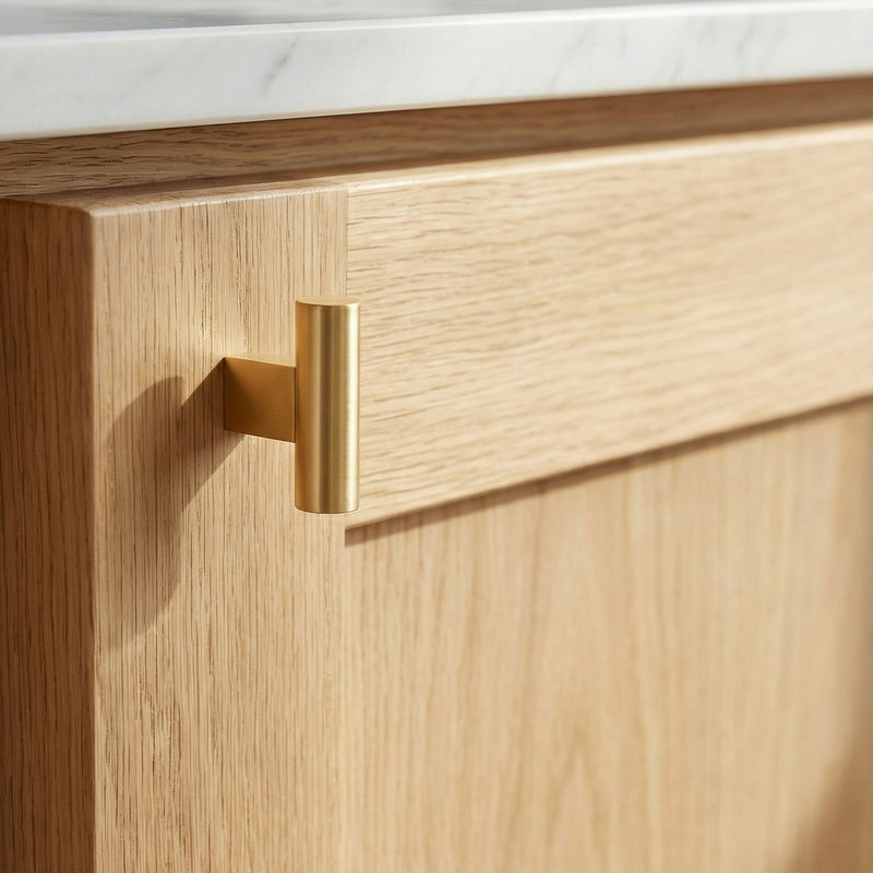 Cooper Brass Cabinet & Drawer Knob - Mid Century Modern