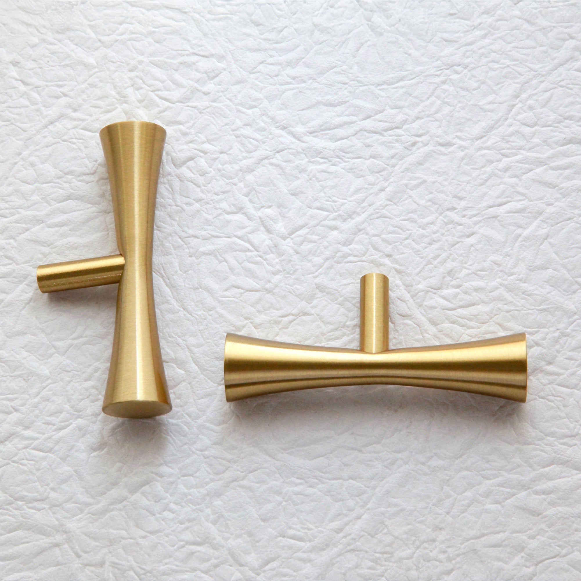 Ravenna Mid-Century Modern Brass Cabinet Hardware Knob