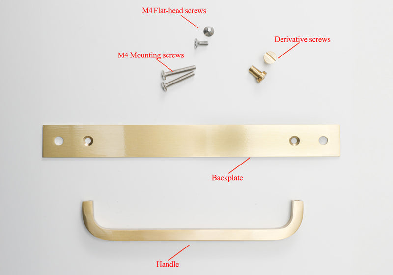 Parts included with the pull