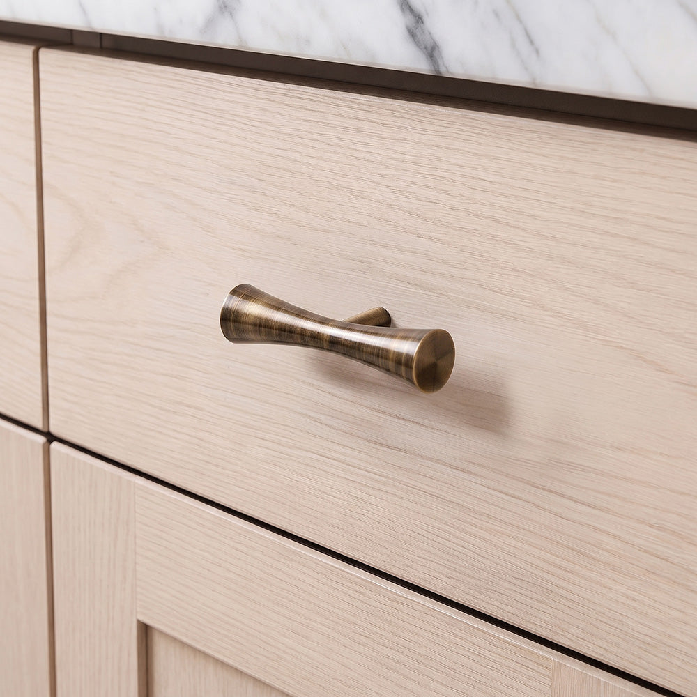 Ravenna Mid-Century Modern Brass Cabinet Hardware Knob