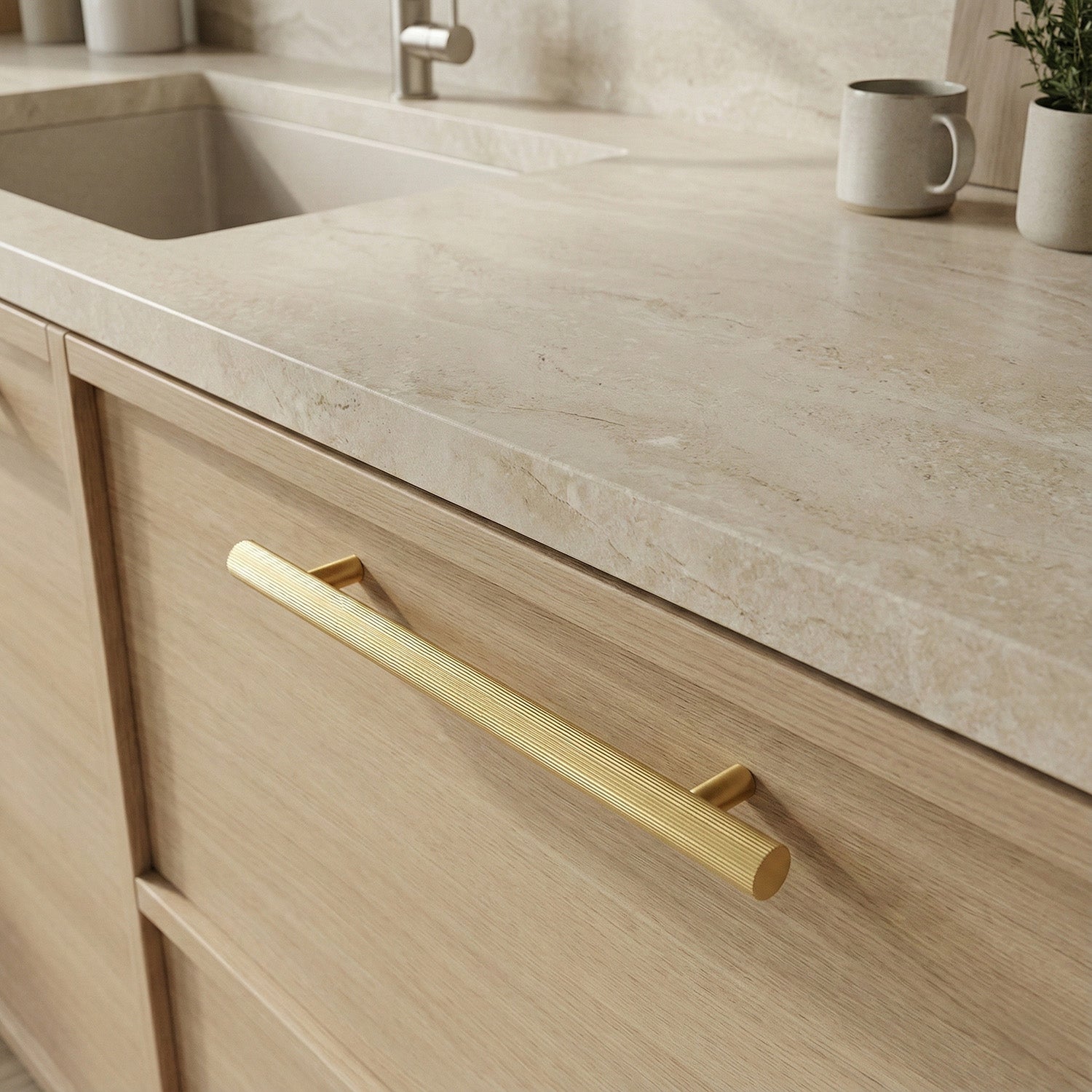 The Aristocrat Brass Cabinet Pull - Mid Century Modern Design