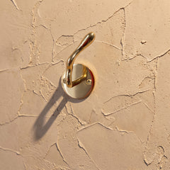 Serpent Brass Wall Hook