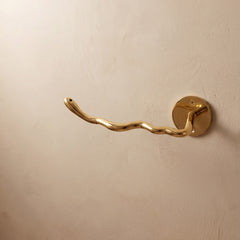 Serpent Brass Toilet Paper Tissue Holder