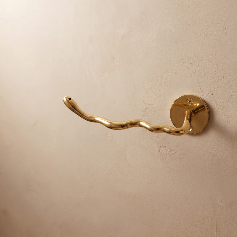 Serpent Brass Toilet Paper Tissue Holder